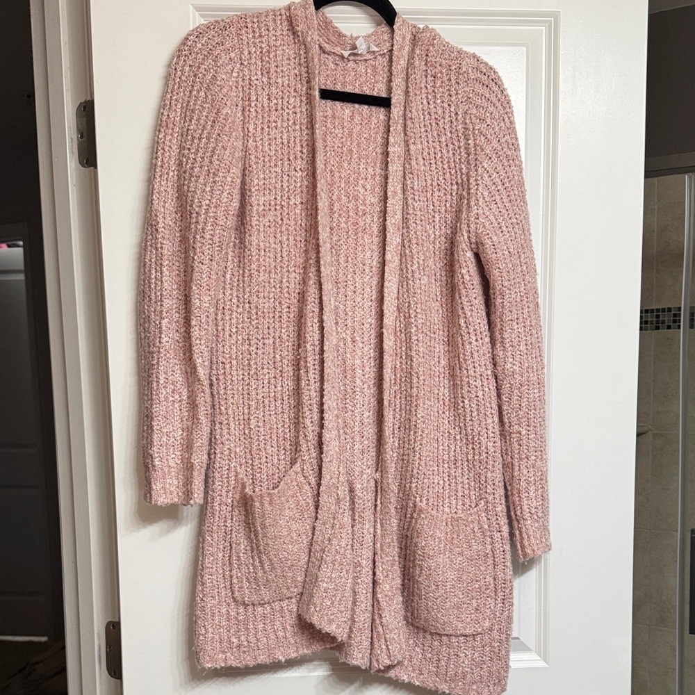 BB Dakota pink cardigan